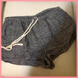 Black Linen Mossimo Shorts